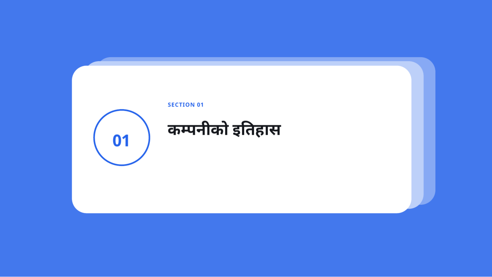 स्लाइड 3 — कम्पनी प्रोफाइल