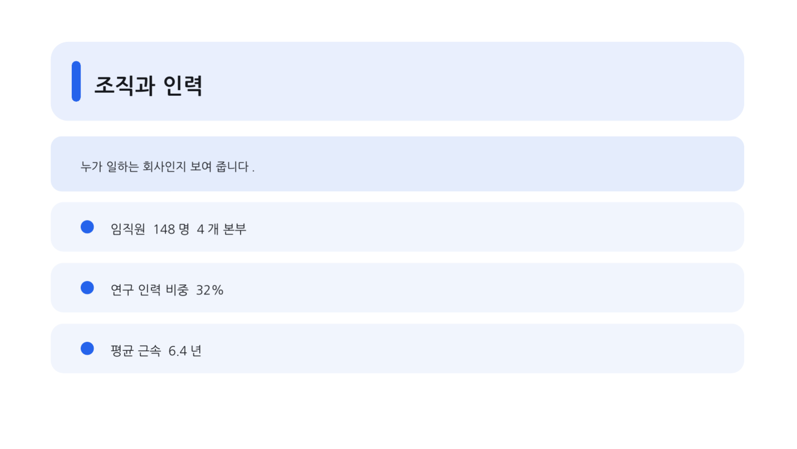 슬라이드 6 — 회사 소개서