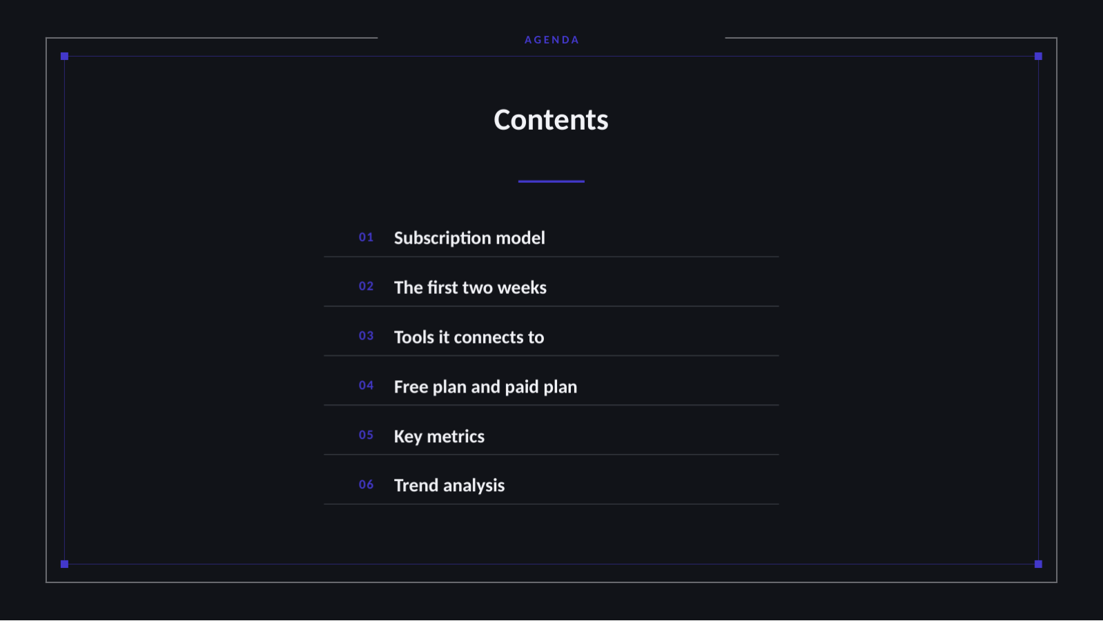 Slide 2 — SaaS Product Deck
