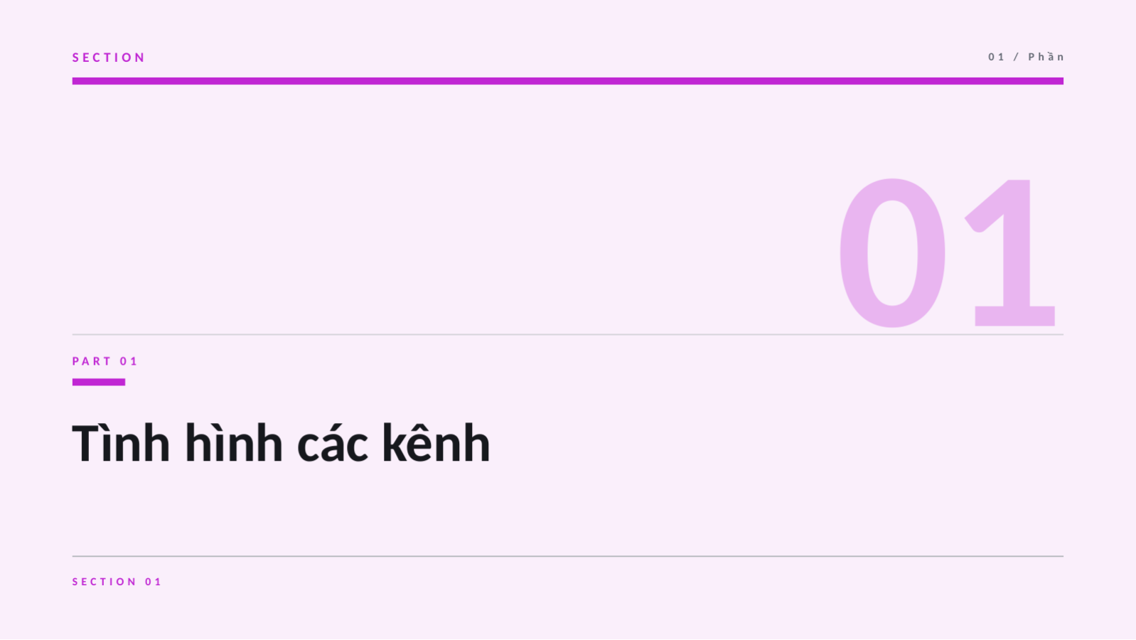 Trang chiếu 3 — Báo cáo hiệu quả kênh mạng xã hội