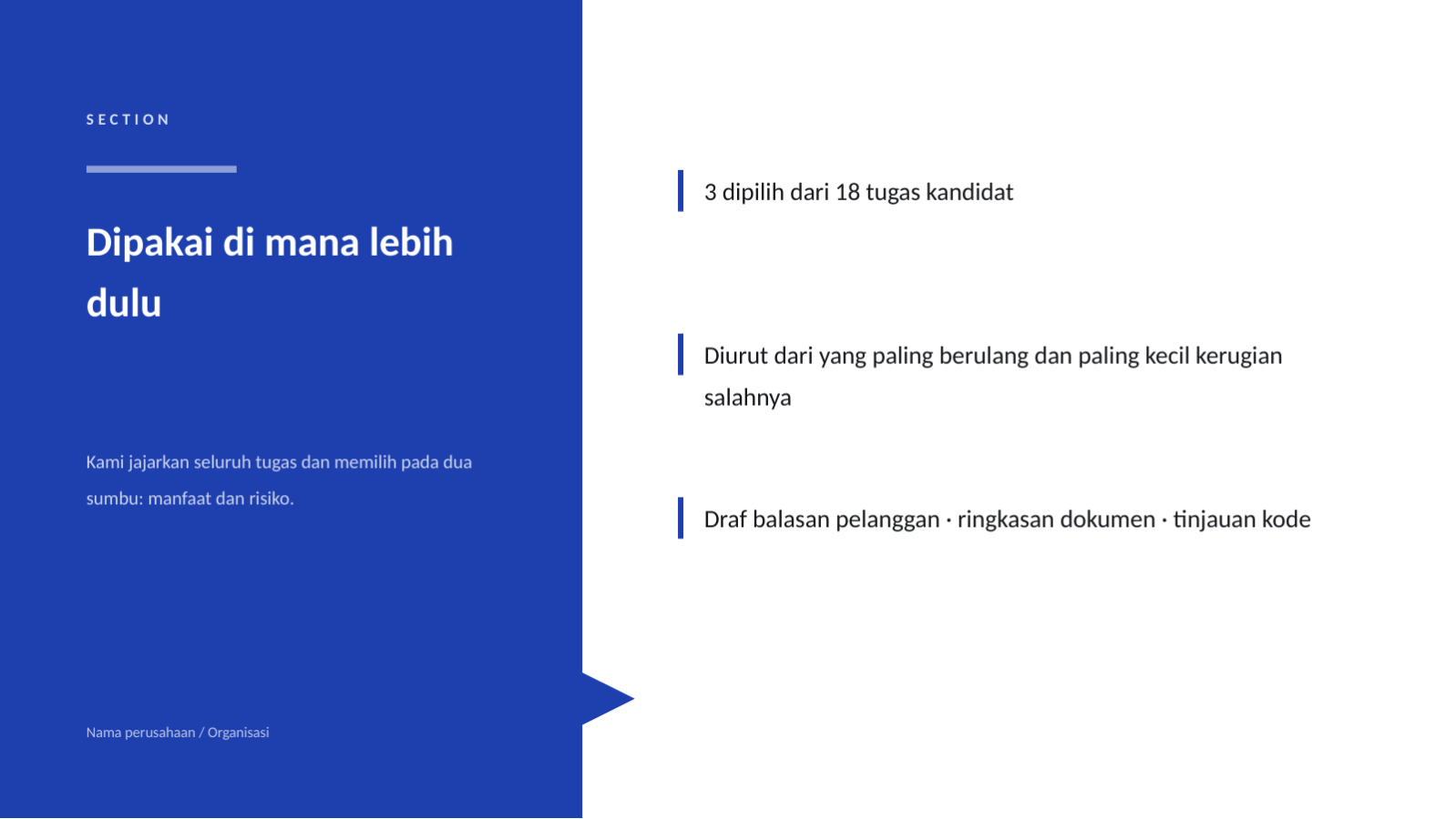 Slide 4 — Proposal penerapan AI