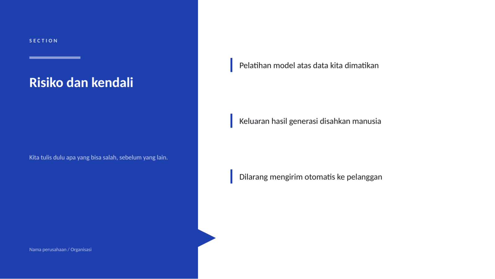 Slide 10 — Proposal penerapan AI