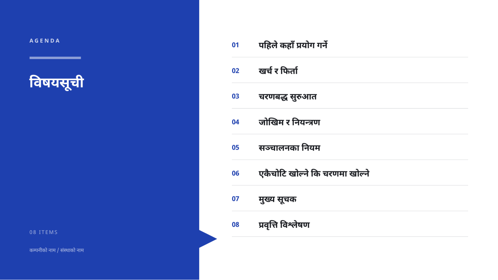 स्लाइड 2 — AI कार्यान्वयन प्रस्ताव
