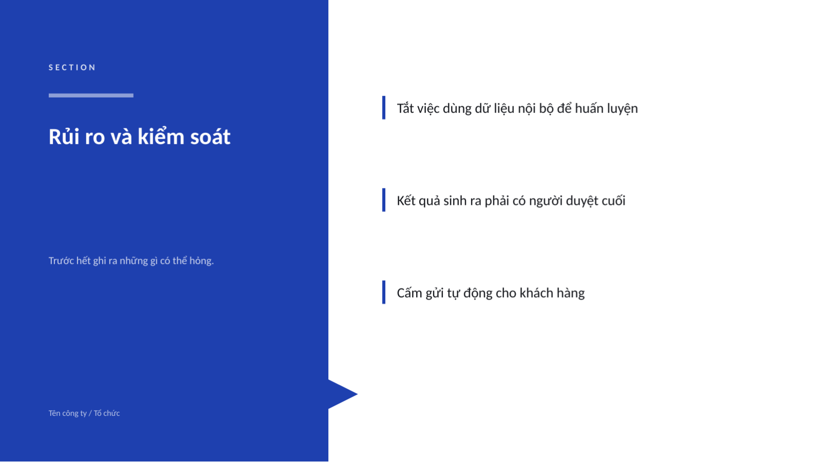 Trang chiếu 10 — Đề xuất ứng dụng AI