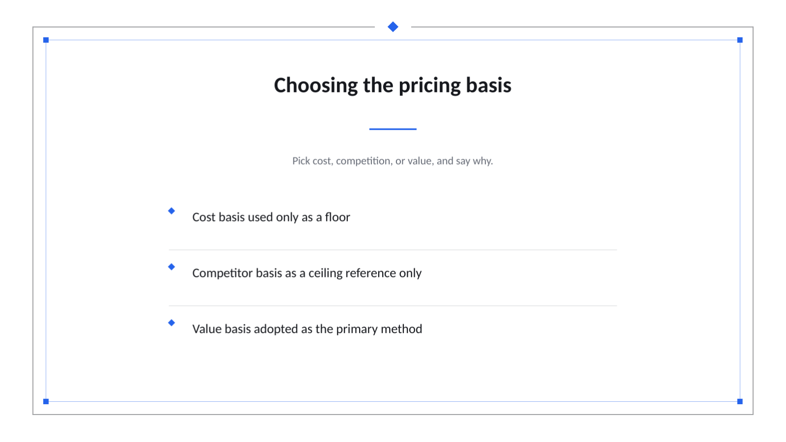 Slide 6 — Pricing Strategy Proposal