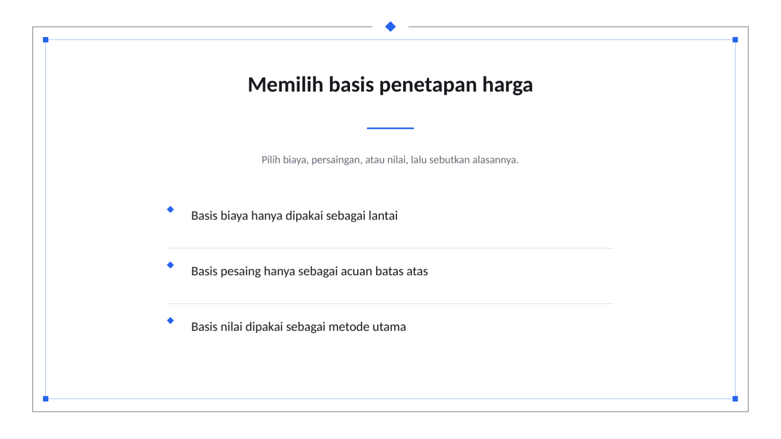 Slide 6 — Proposal kebijakan harga