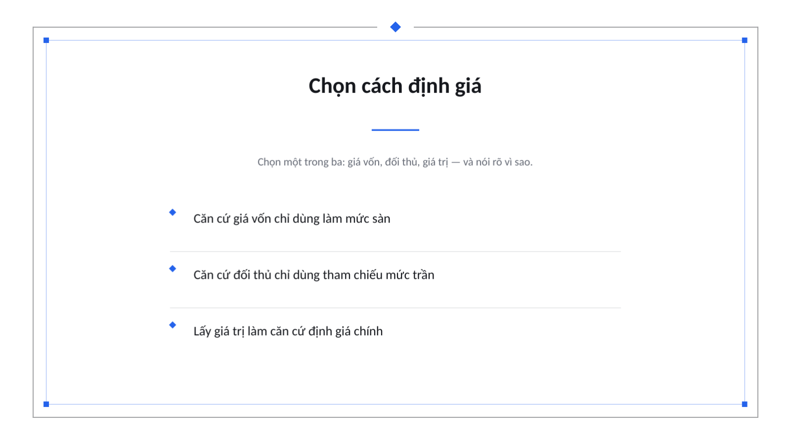 Trang chiếu 6 — Đề xuất chính sách giá