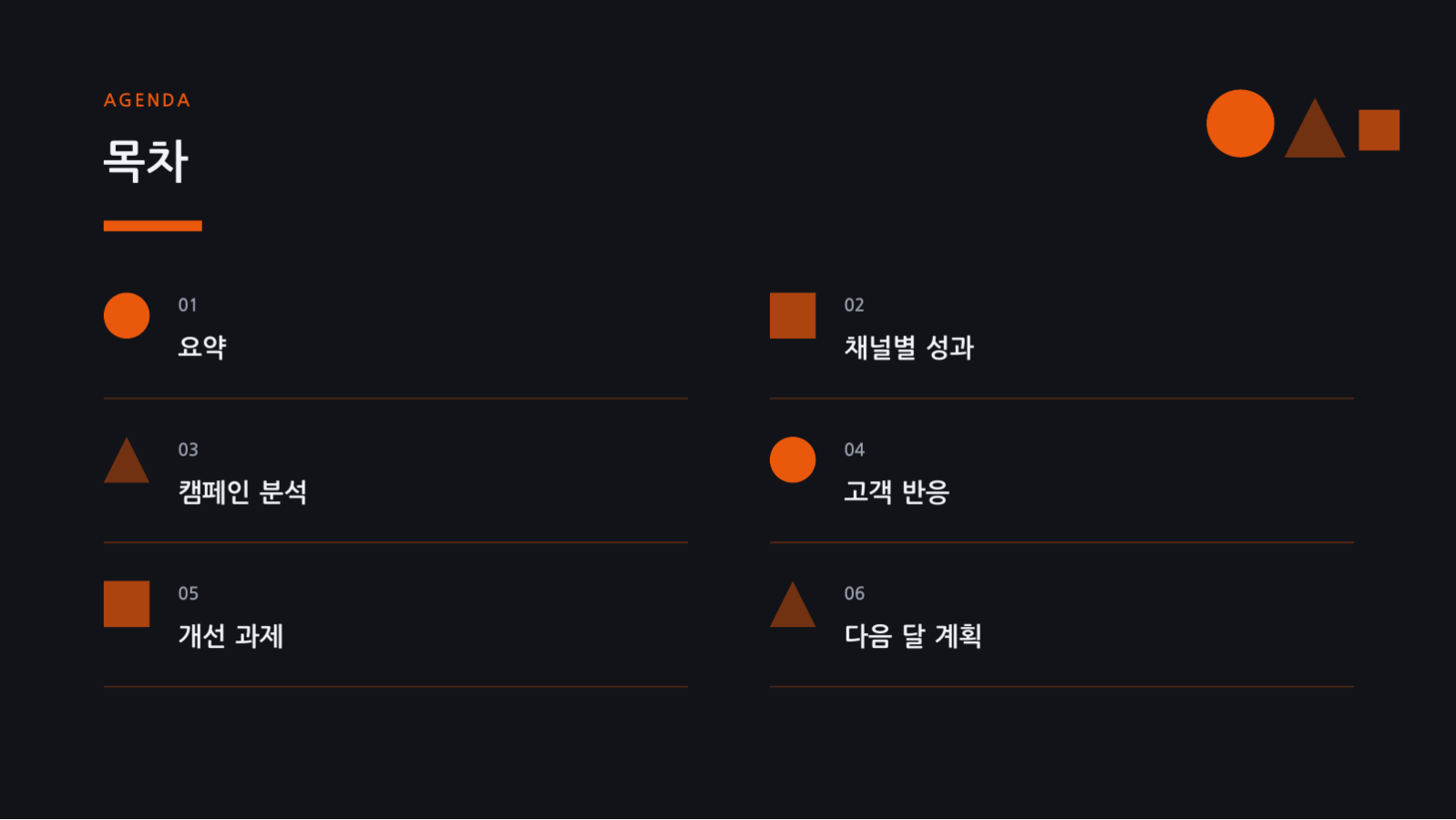 검색 유입 분석 보고서 슬라이드 2 미리보기