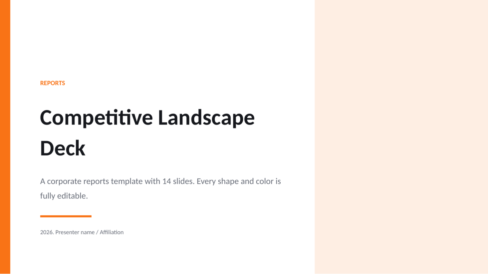 Slide 1 — Competitive Landscape Deck