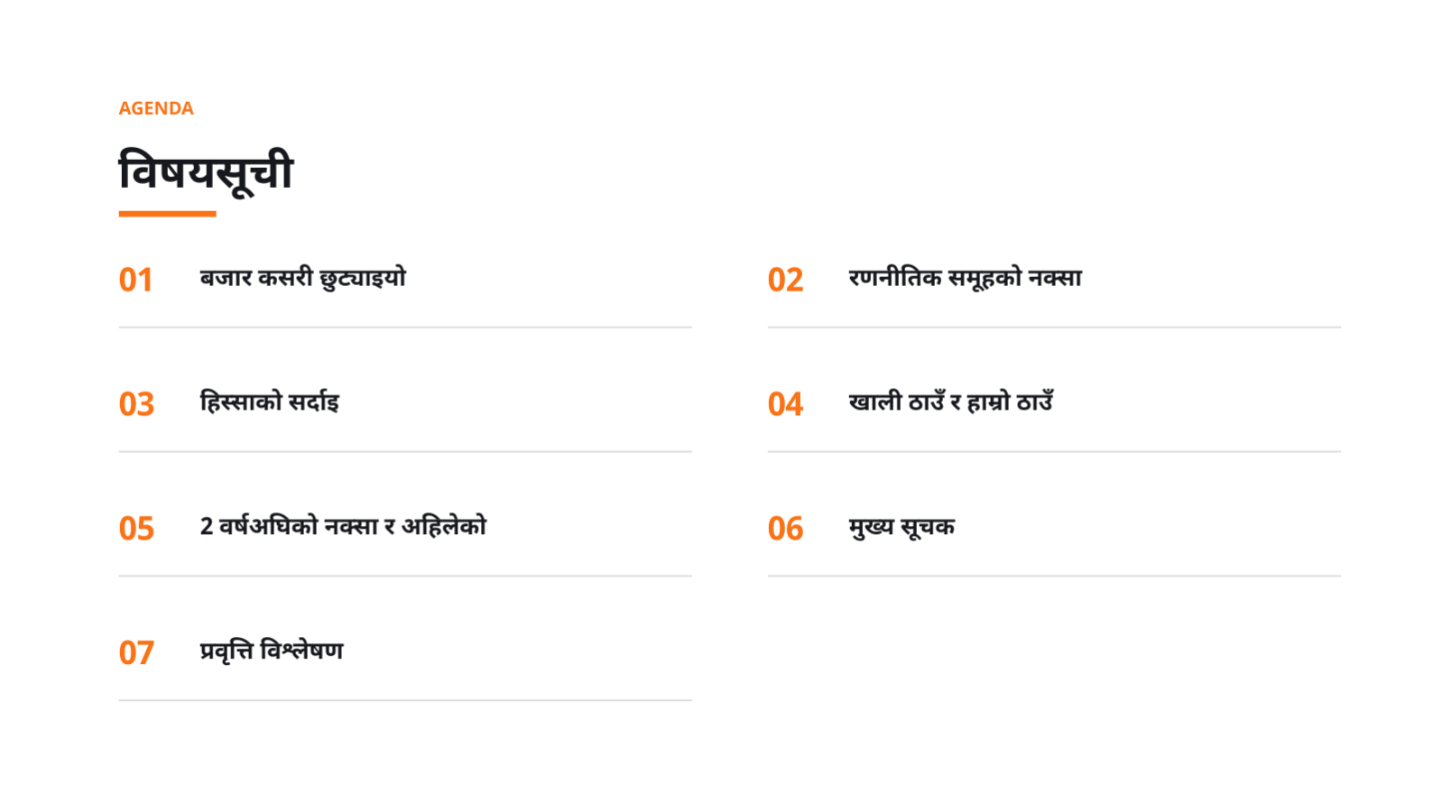 स्लाइड 2 — प्रतिस्पर्धा बनावट विश्लेषण