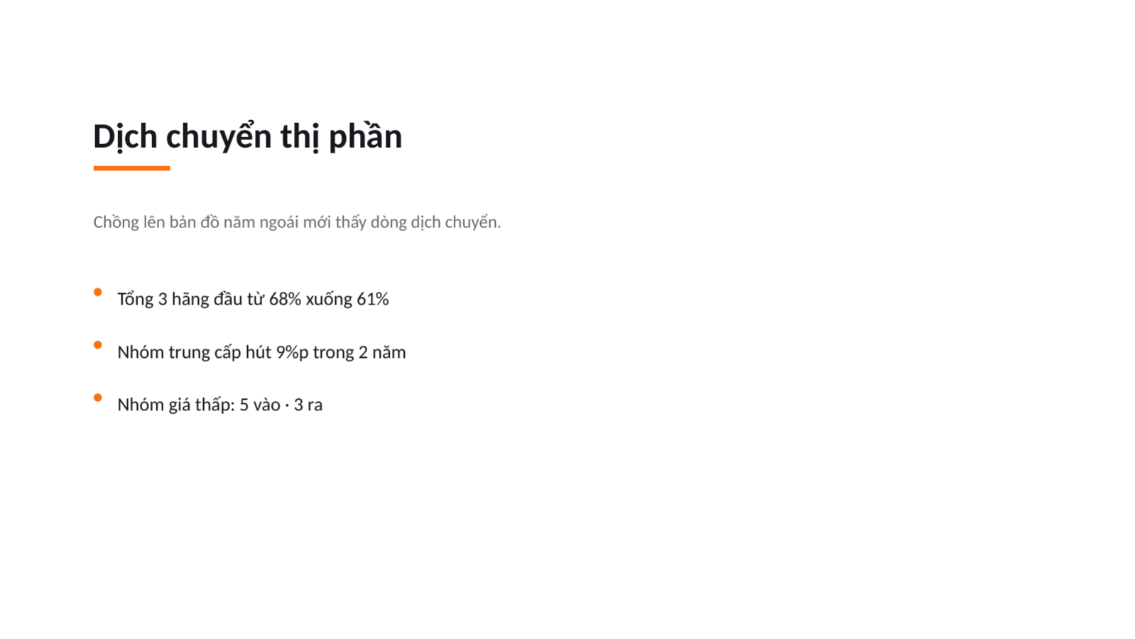 Trang chiếu 8 — Phân tích cục diện cạnh tranh