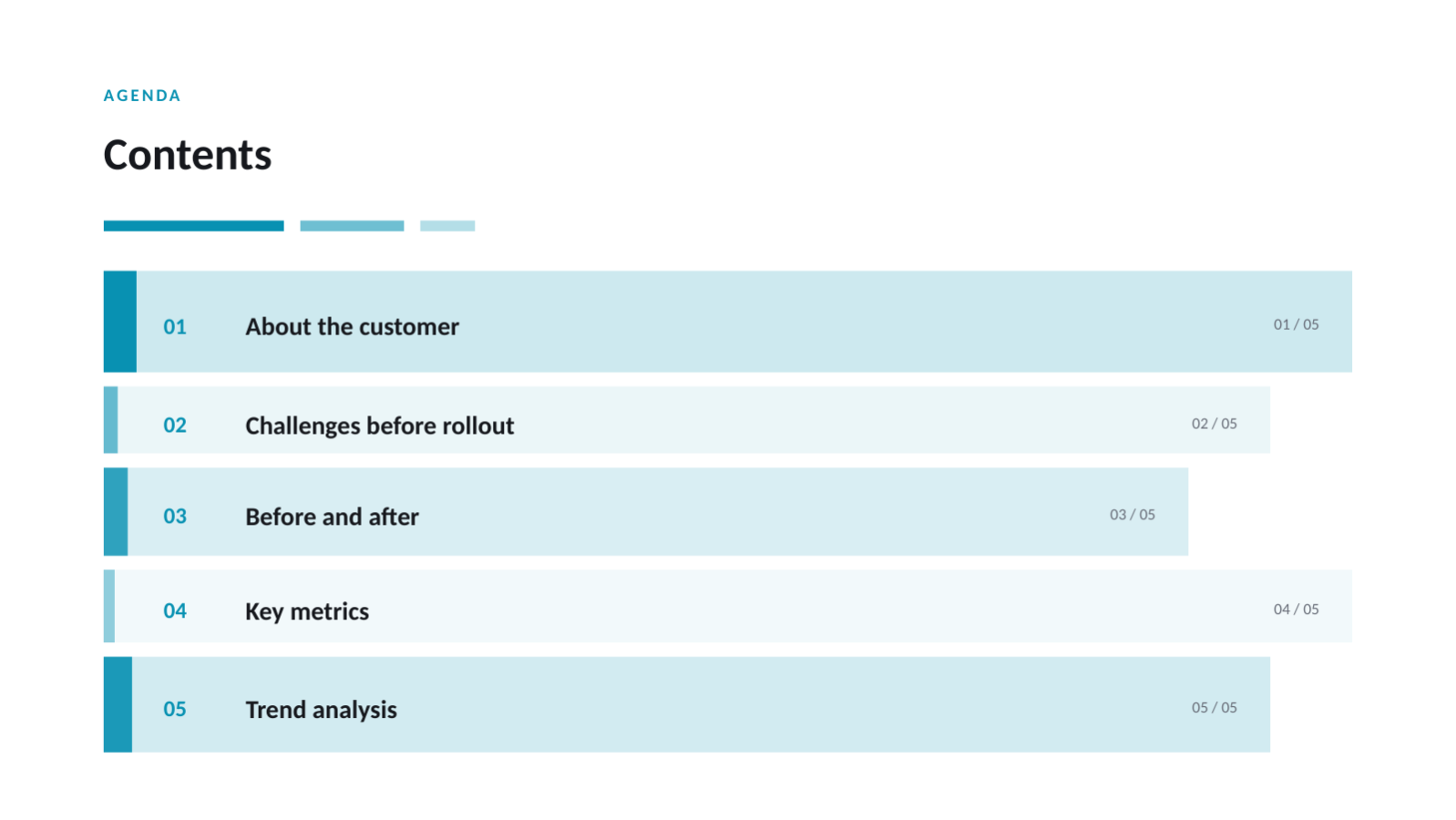 Slide 2 — Customer Success Story Deck