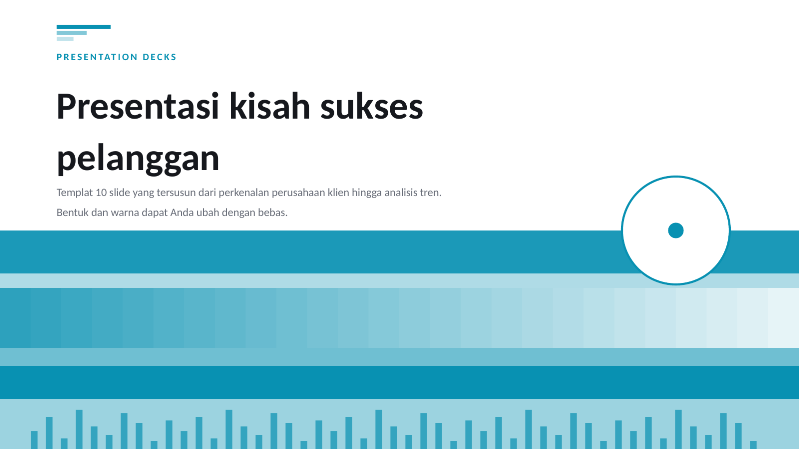 Slide 1 — Presentasi kisah sukses pelanggan