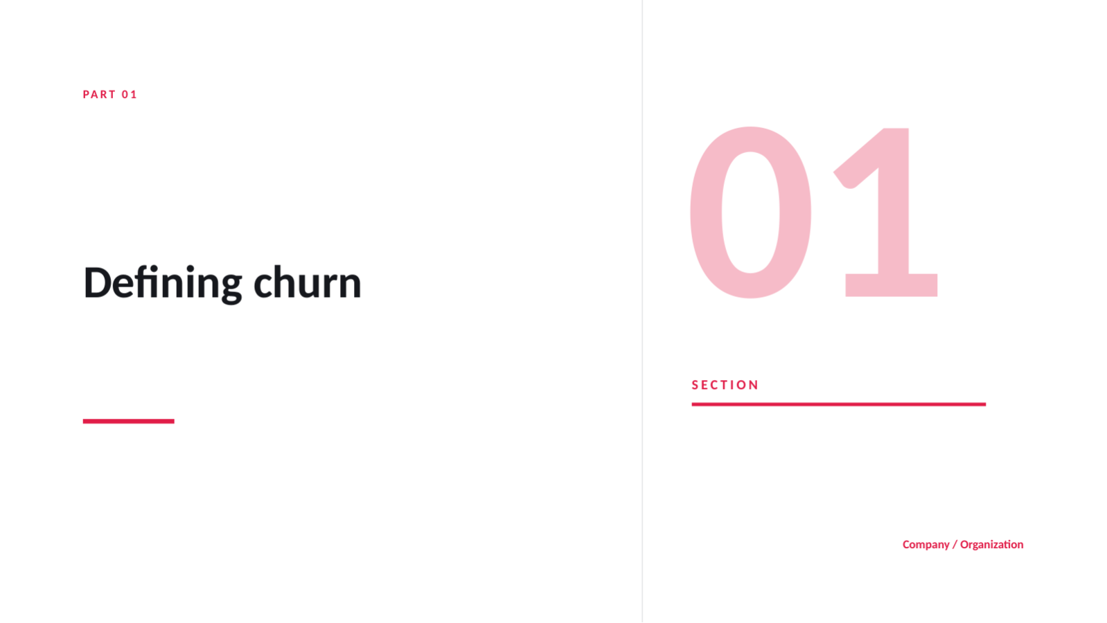 Slide 3 — Customer Churn Analysis Deck
