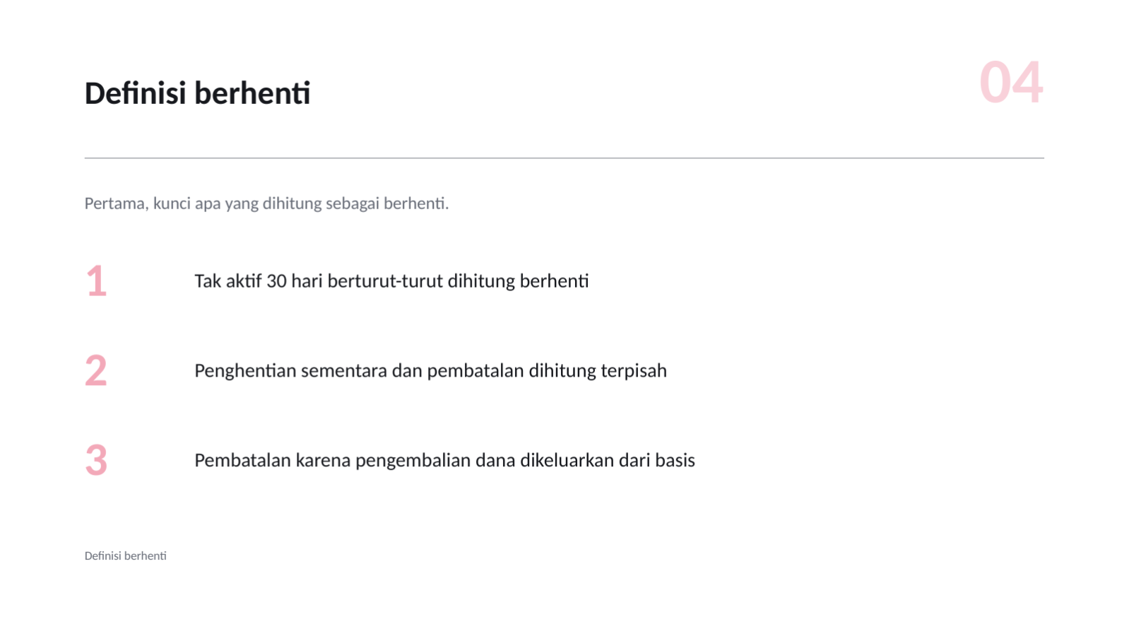 Slide 4 — Analisis churn pelanggan