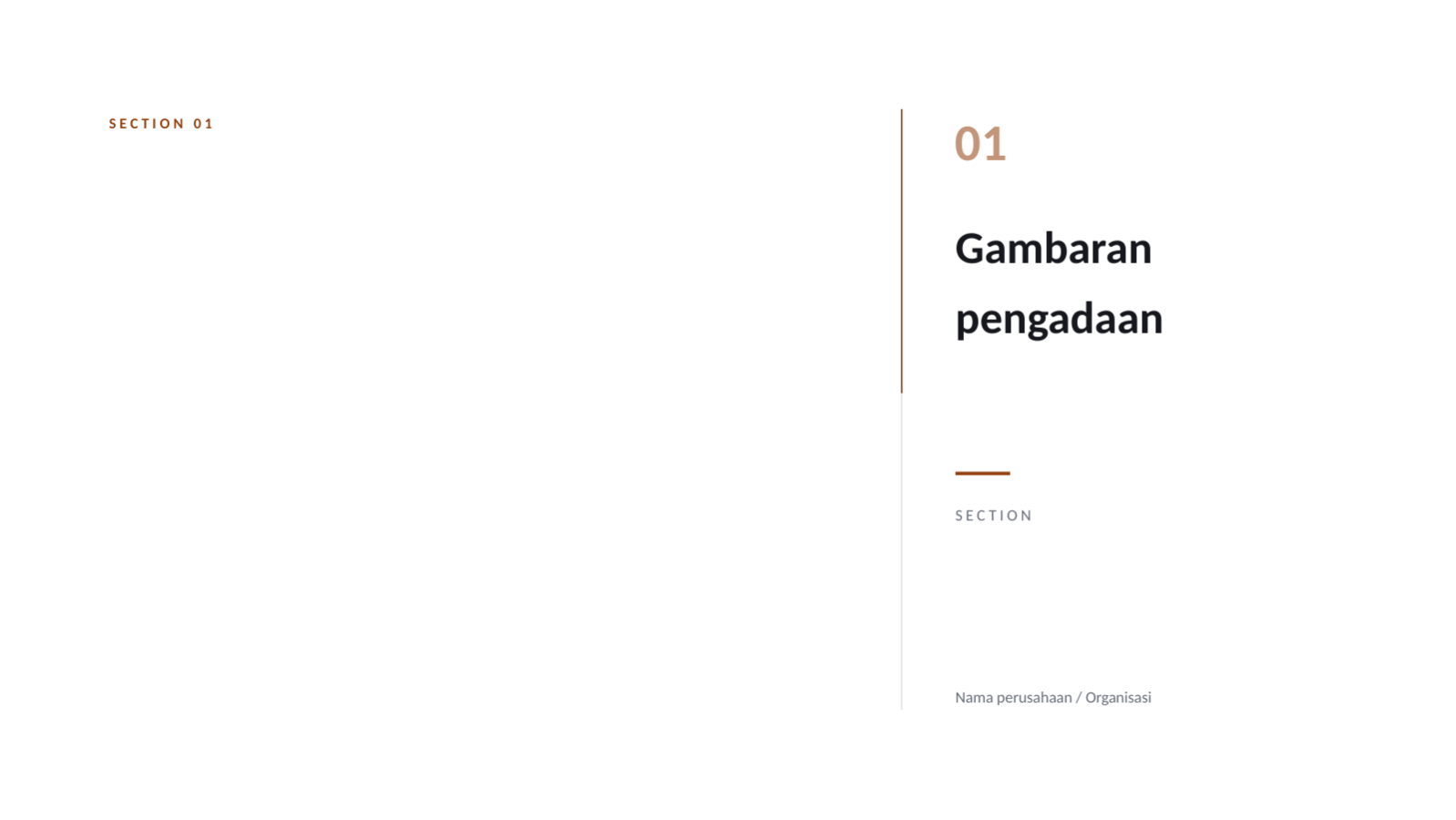 Slide 3 — Laporan kinerja pengadaan