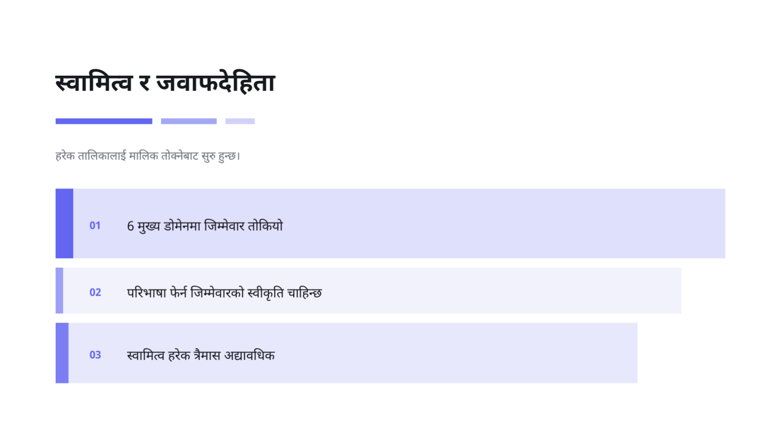 स्लाइड 6 — डेटा गभर्नेन्स प्रस्ताव