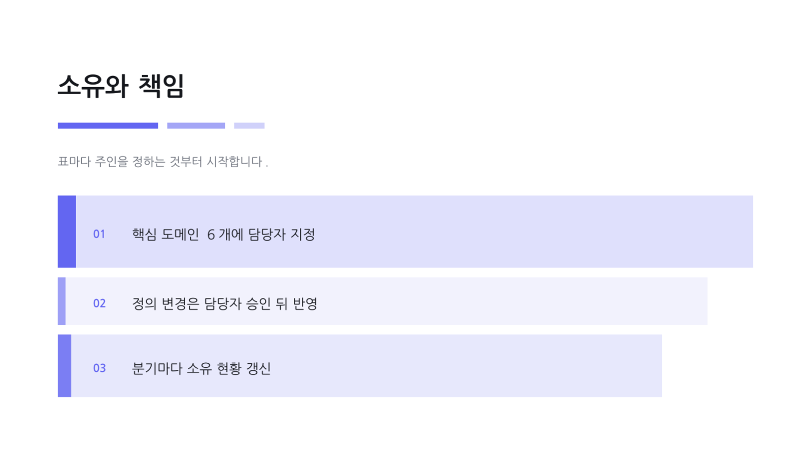 슬라이드 6 — 데이터 거버넌스 제안