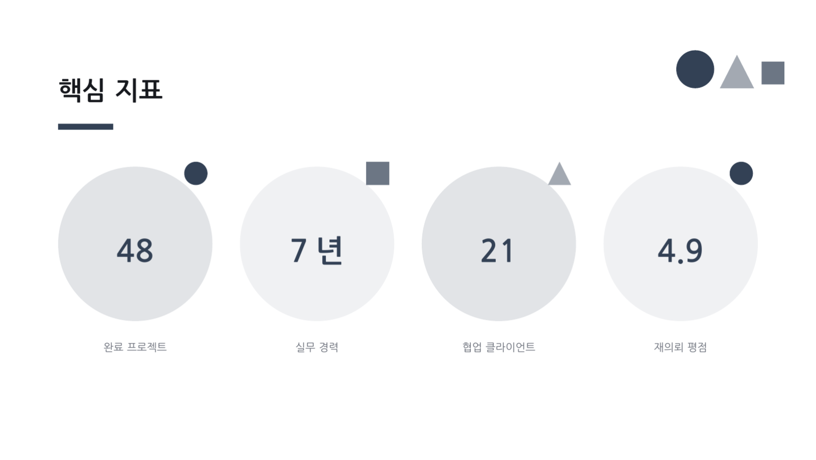 디자이너 포트폴리오 슬라이드 10 미리보기