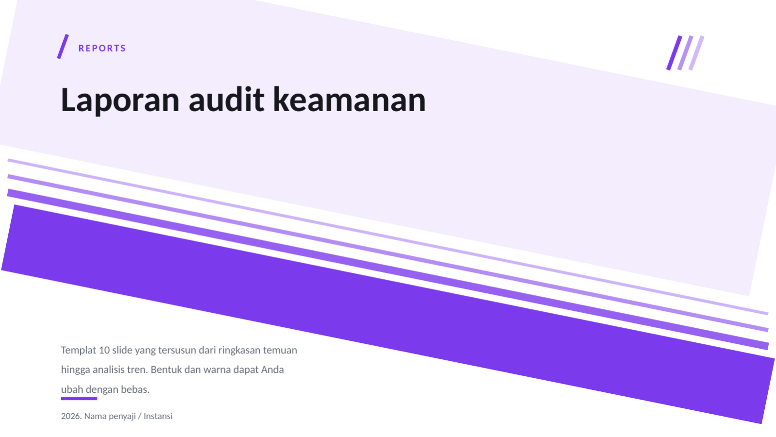 Slide 1 — Laporan audit keamanan