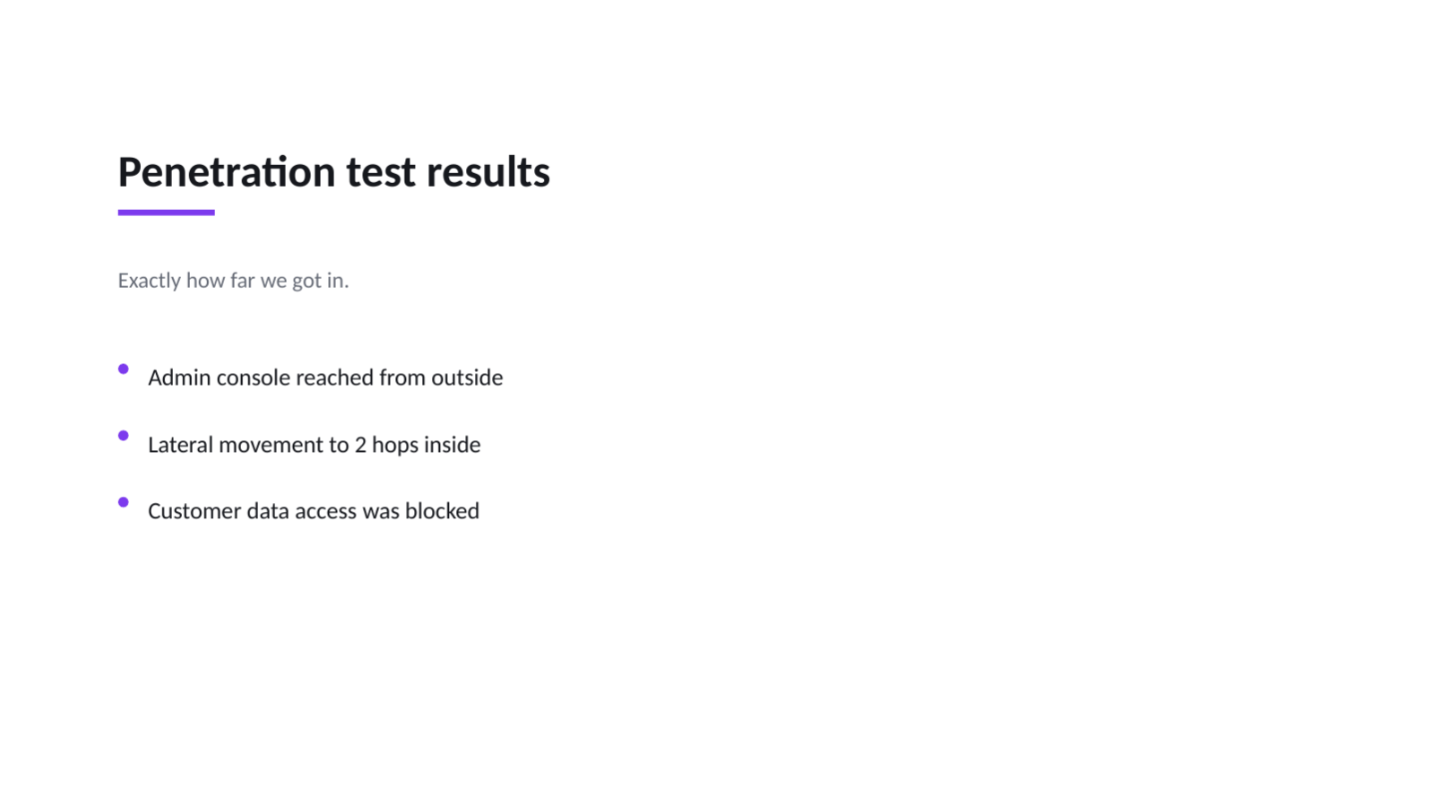 Slide 8 — Security Briefing Deck