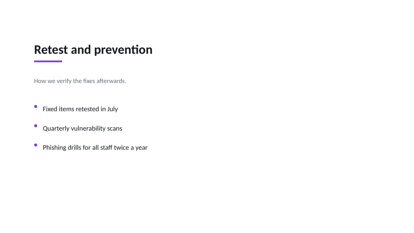 Slide 12 — Security Briefing Deck
