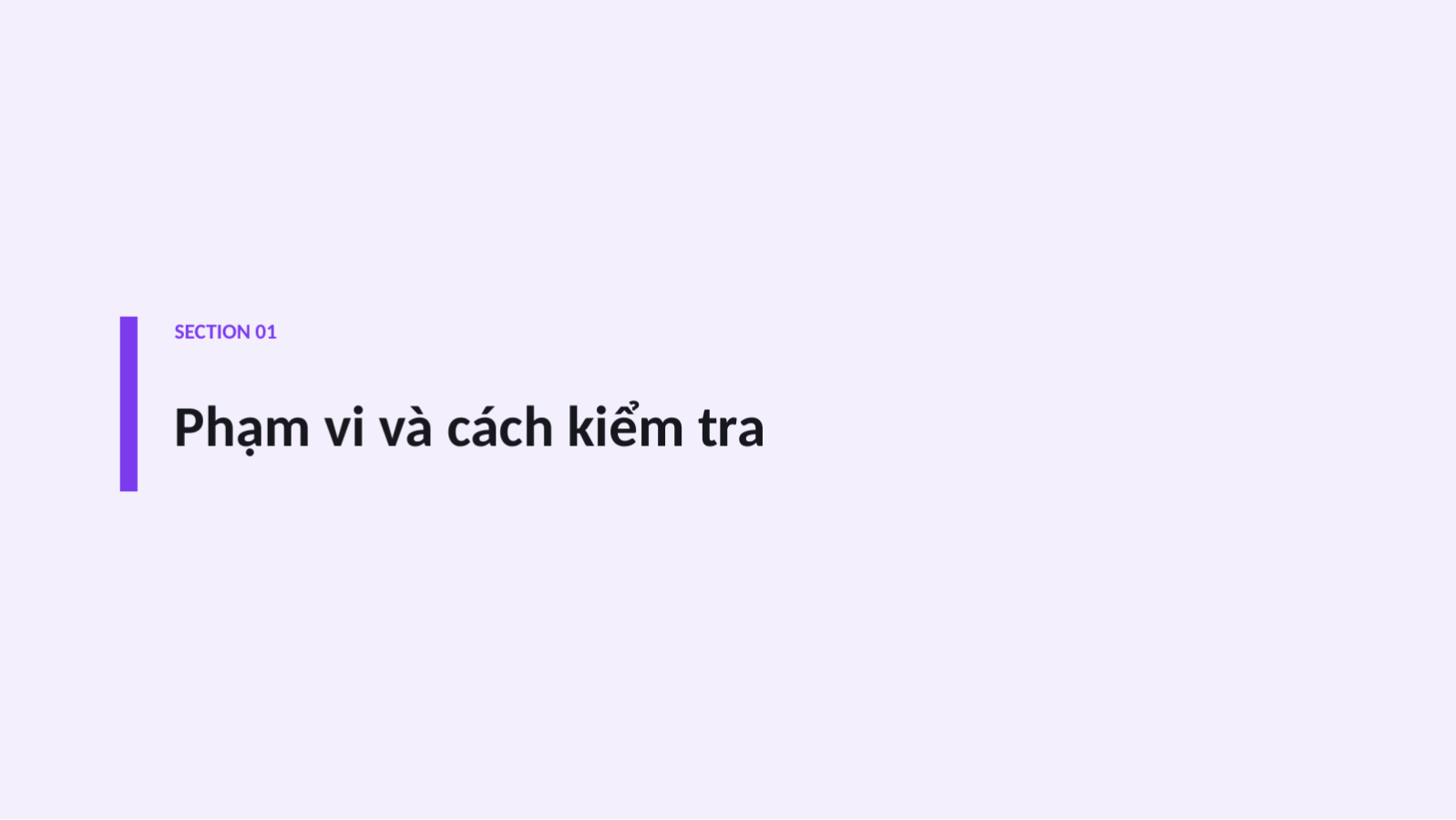 Trang chiếu 3 — Báo cáo kiểm tra bảo mật