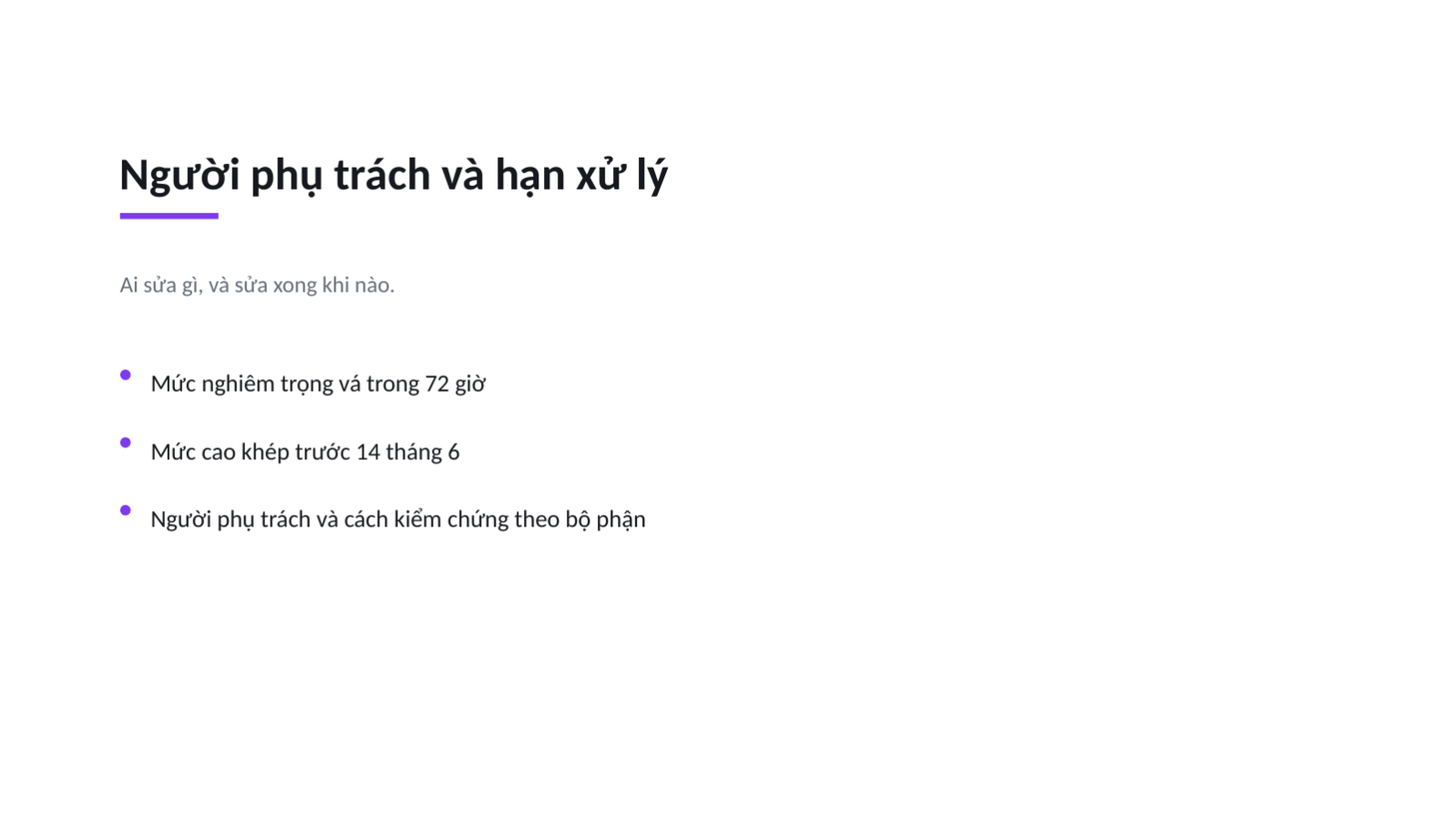 Trang chiếu 10 — Báo cáo kiểm tra bảo mật