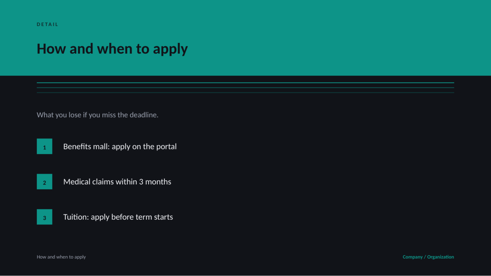 Slide 6 — Employee Benefits Guide Deck