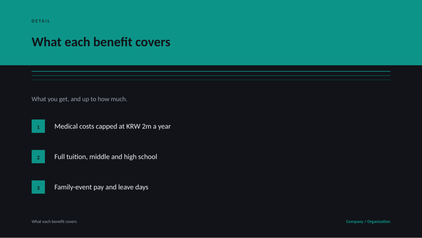 Slide 8 — Employee Benefits Guide Deck