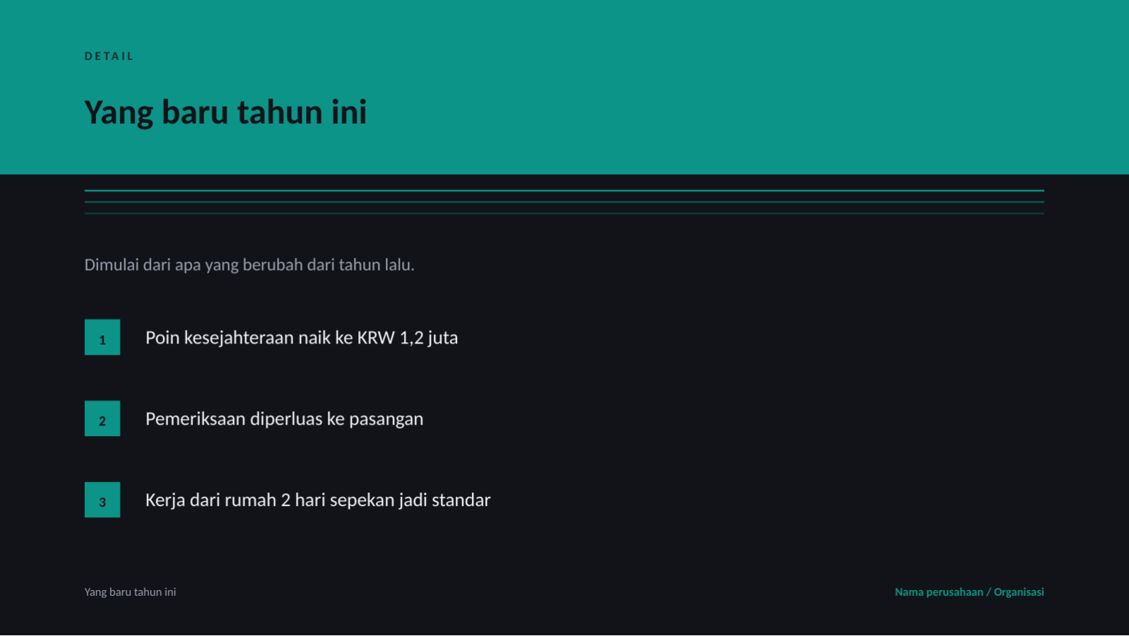 Slide 4 — Panduan kesejahteraan karyawan