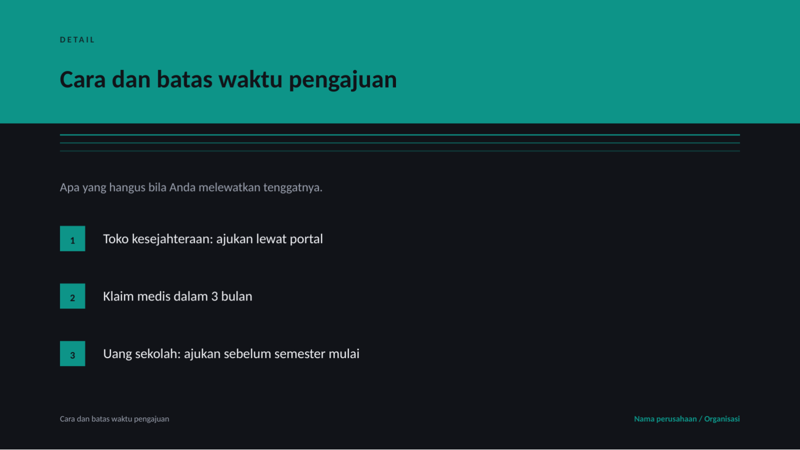 Slide 6 — Panduan kesejahteraan karyawan