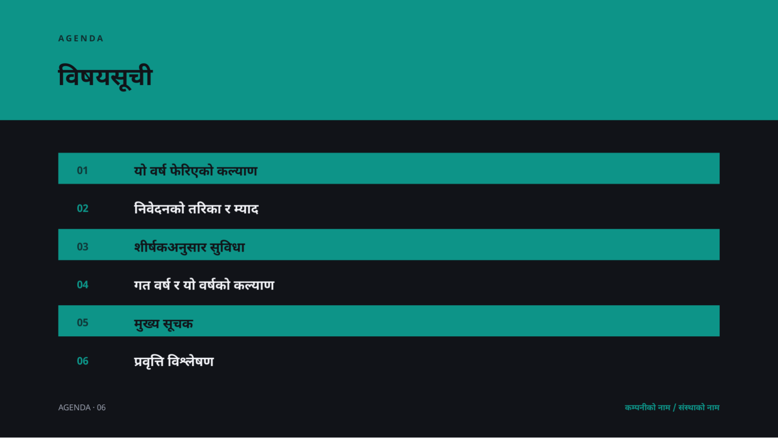 स्लाइड 2 — कर्मचारी सुविधा जानकारी