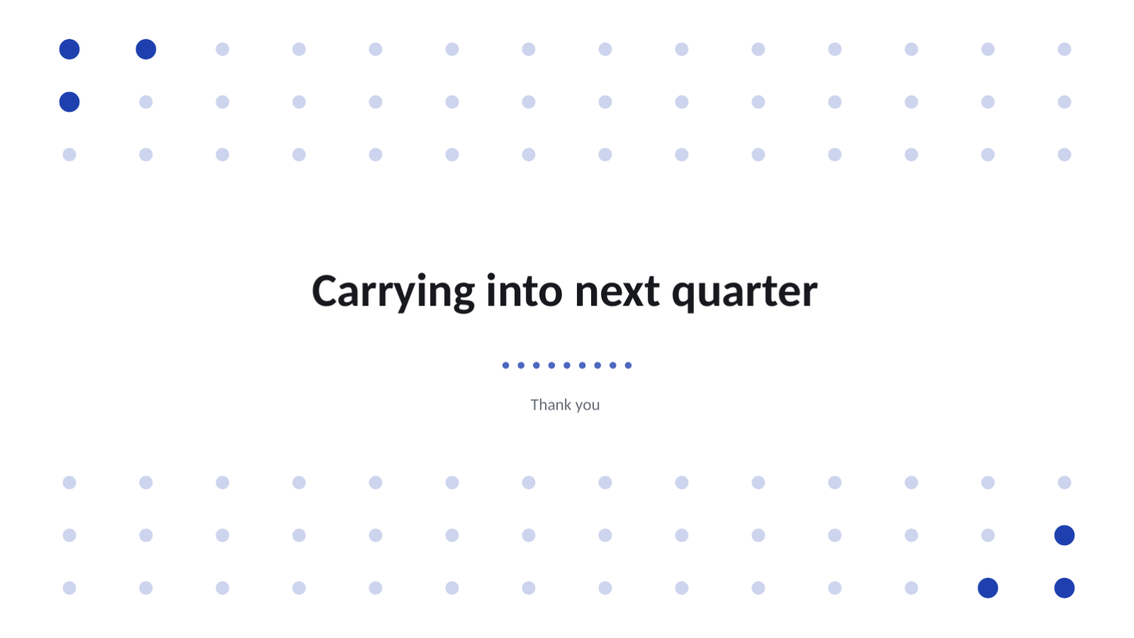 Slide 12 — Quarterly Business Briefing