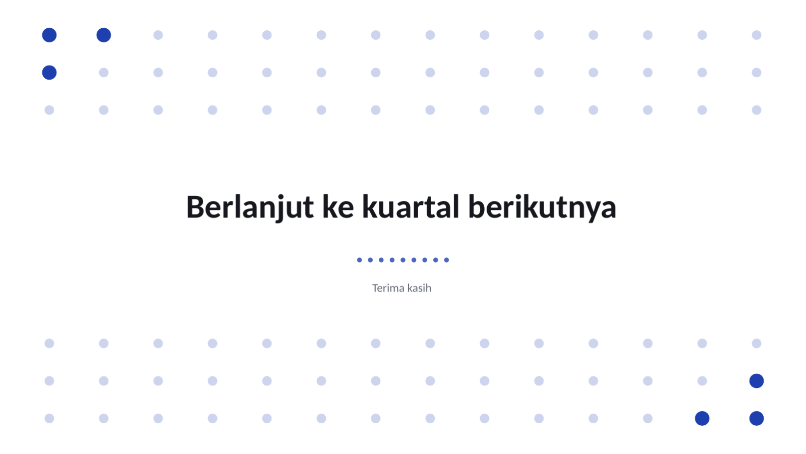 Slide 12 — Laporan kerja kuartalan