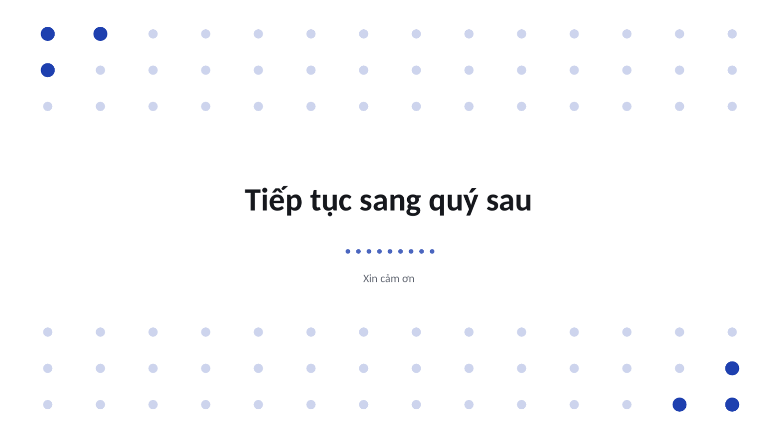 Trang chiếu 12 — Báo cáo công việc quý