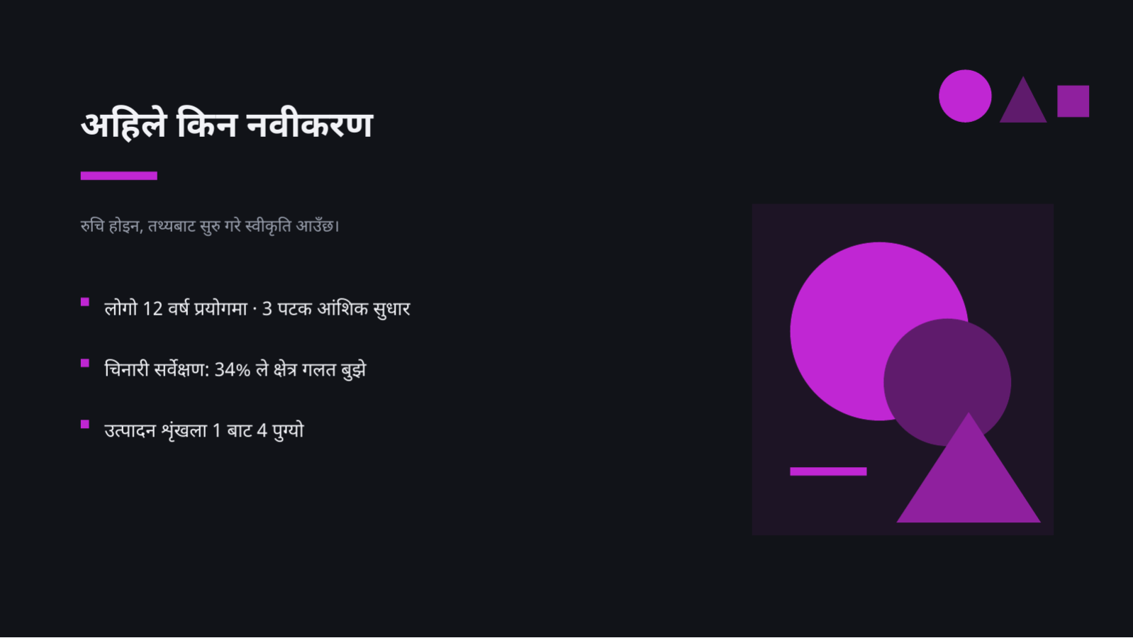 स्लाइड 4 — ब्रान्ड नवीकरण प्रस्ताव