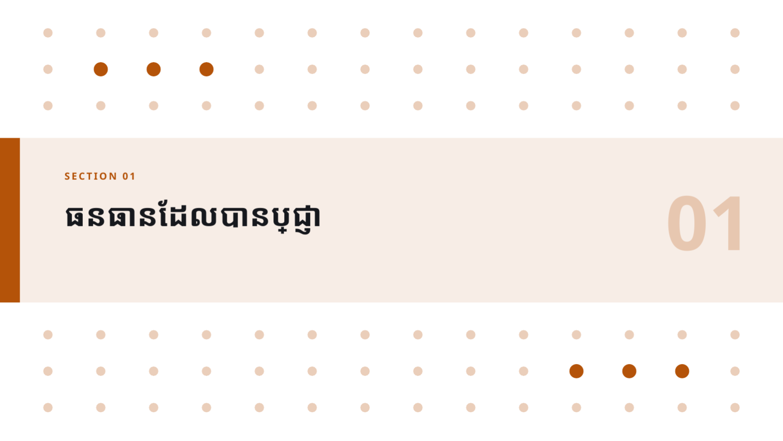 ស្លាយ 3 — របាយការណ៍សកម្មភាពសង្គម