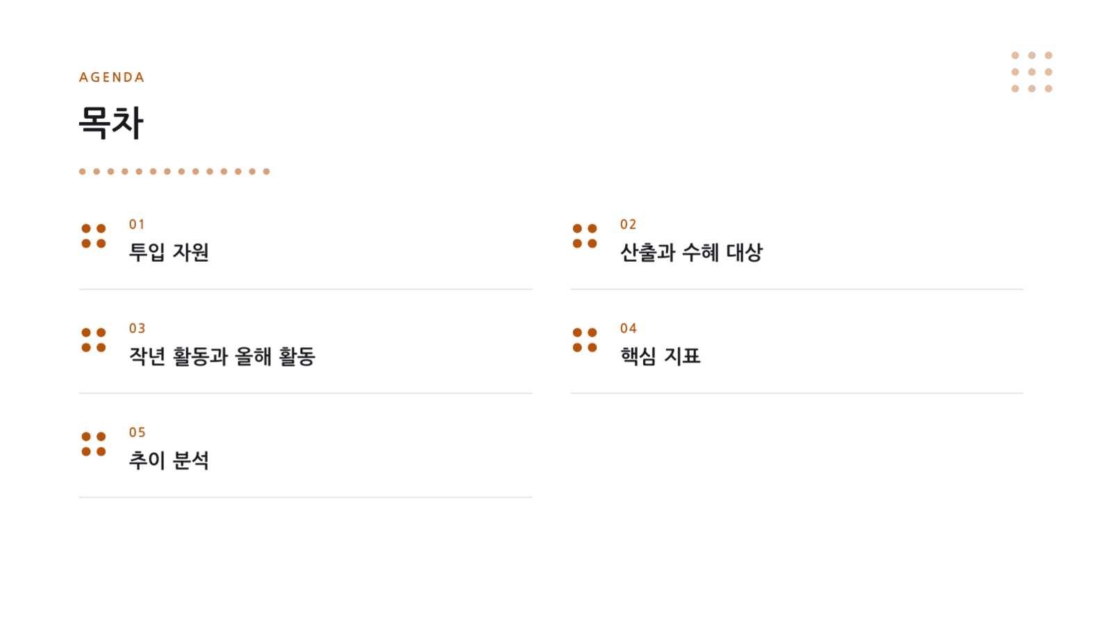 슬라이드 2 — 사회공헌 활동 보고