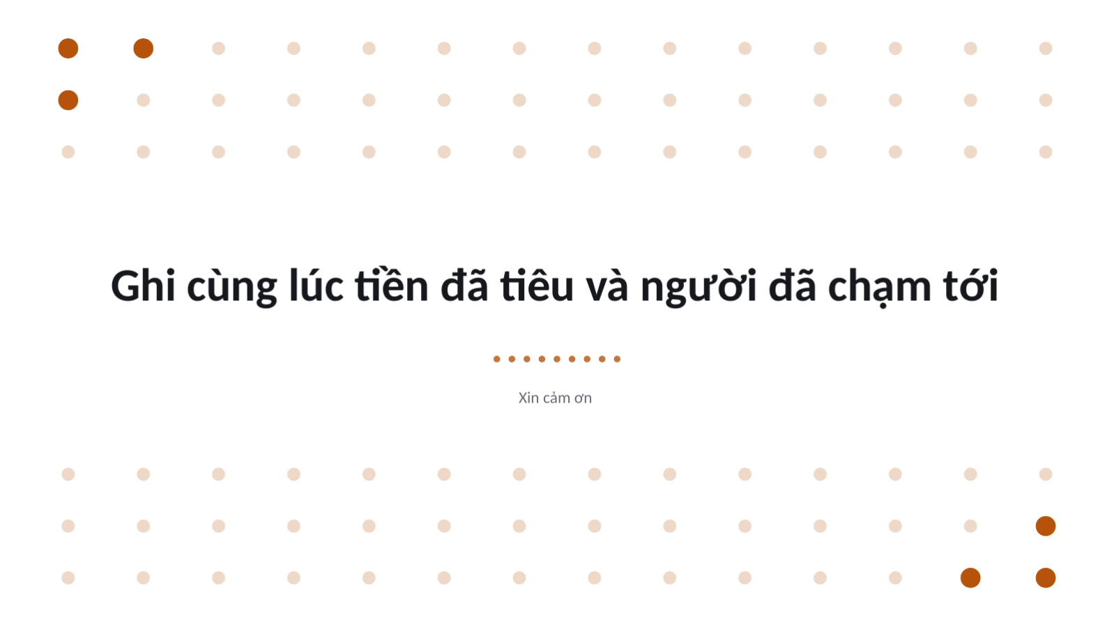 Trang chiếu 10 — Báo cáo hoạt động đóng góp xã hội
