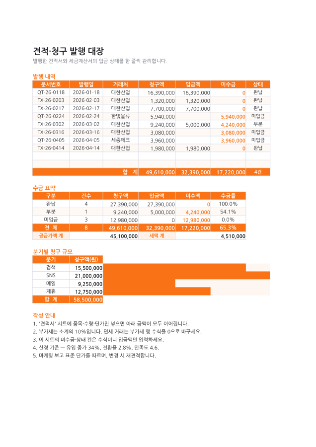 시트 3 — 설문 결과 분석표