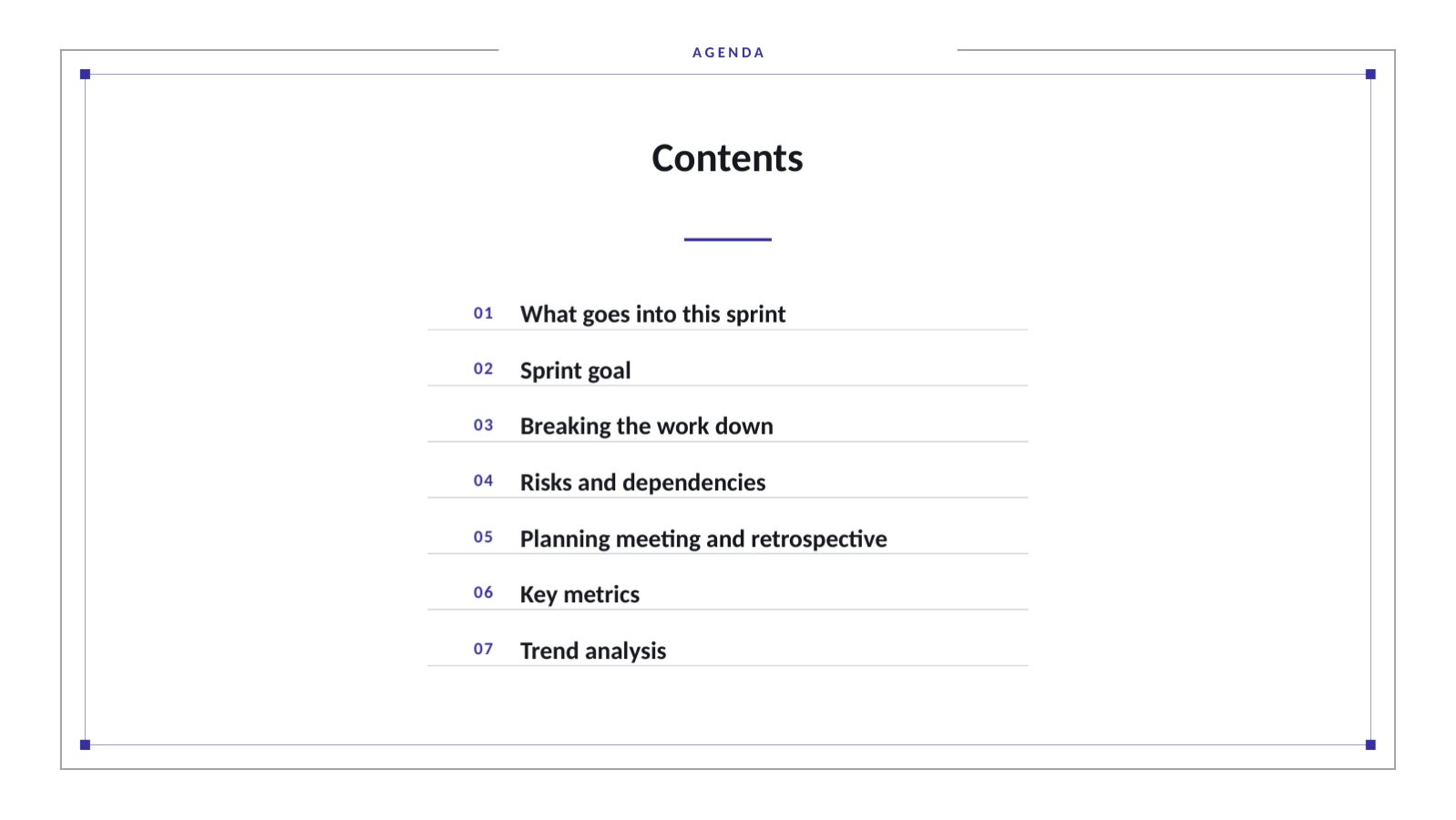 Slide 2 — Sprint Planning Deck