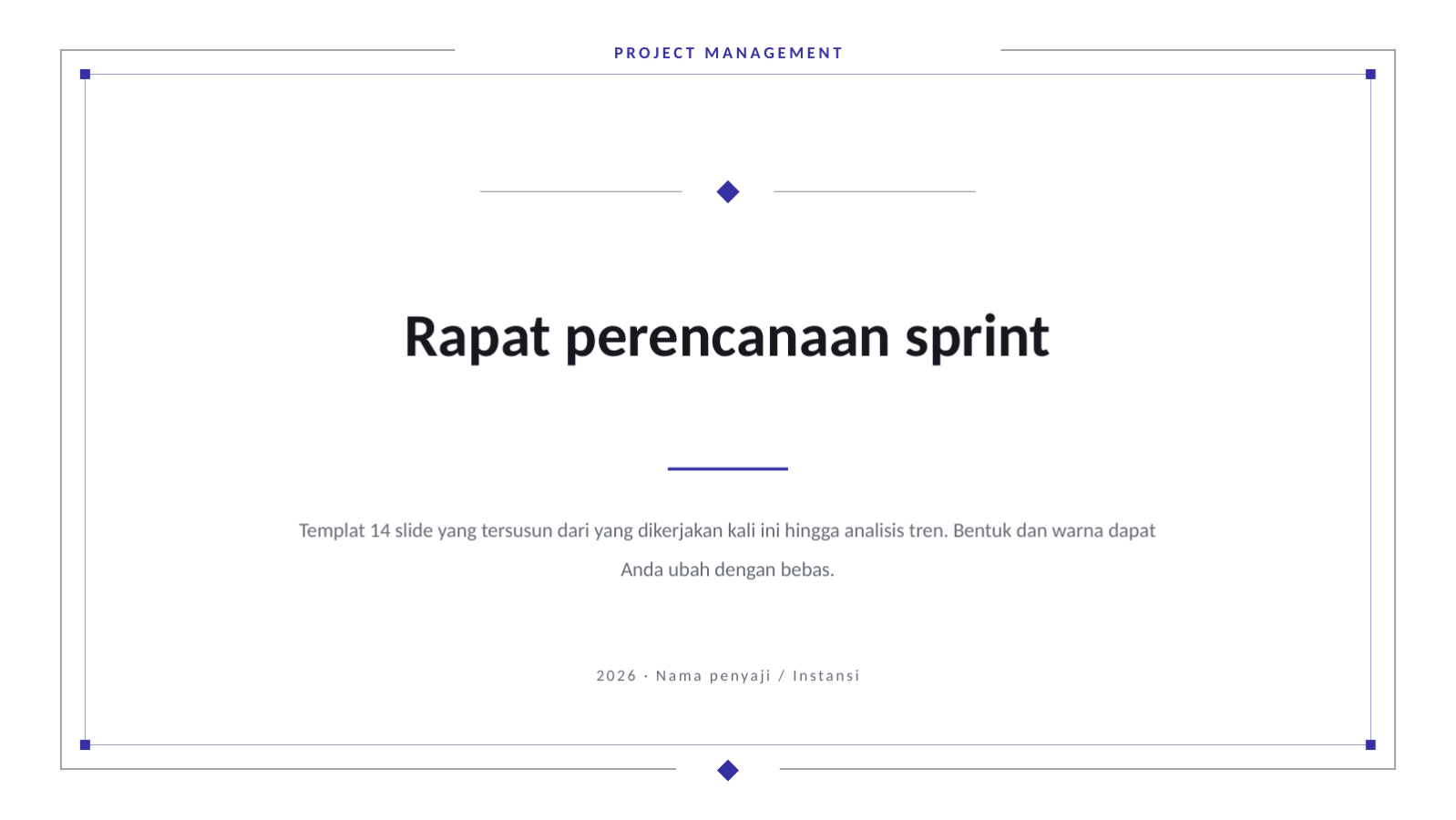 Slide 1 — Rapat perencanaan sprint