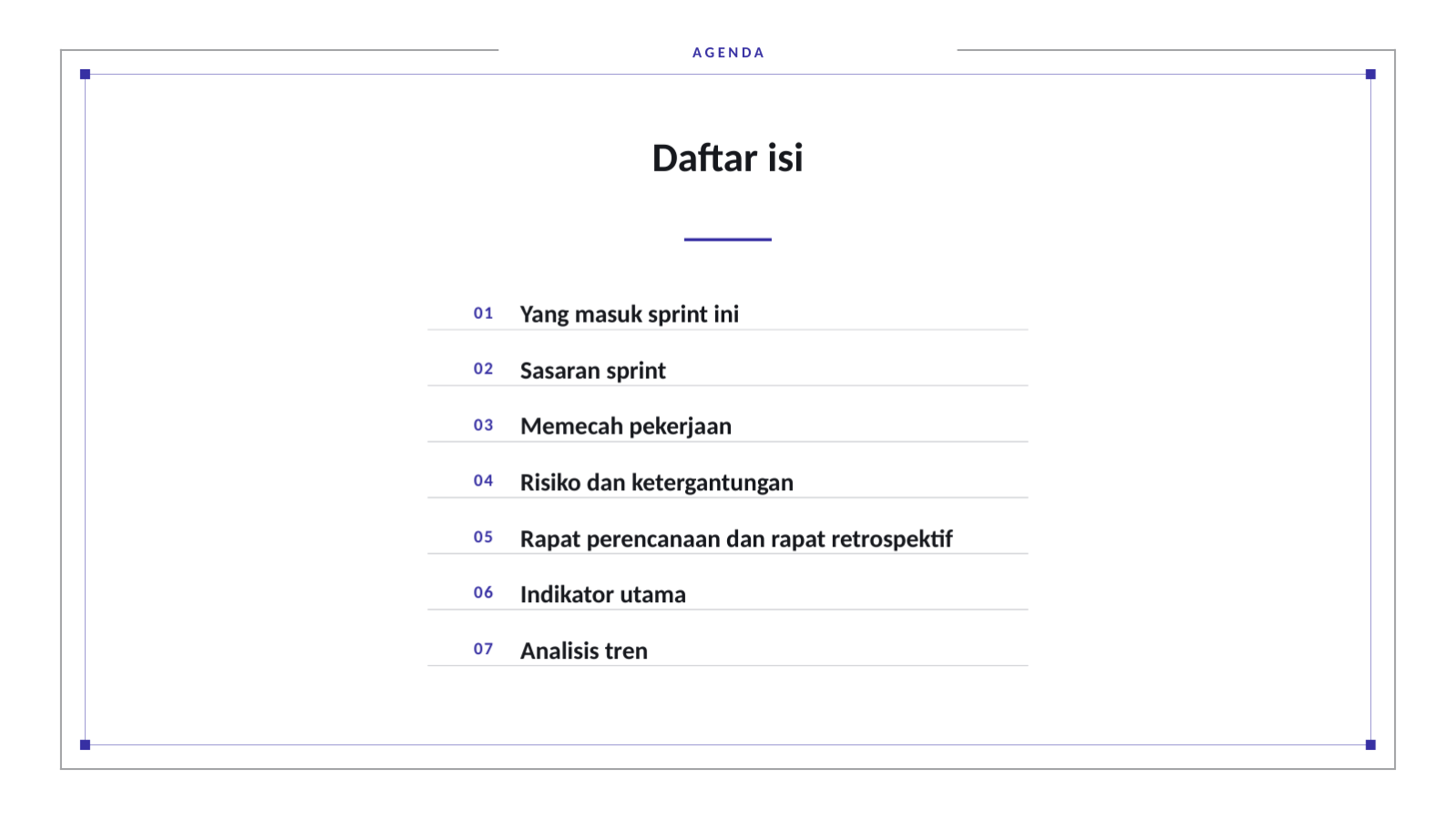 Slide 2 — Rapat perencanaan sprint