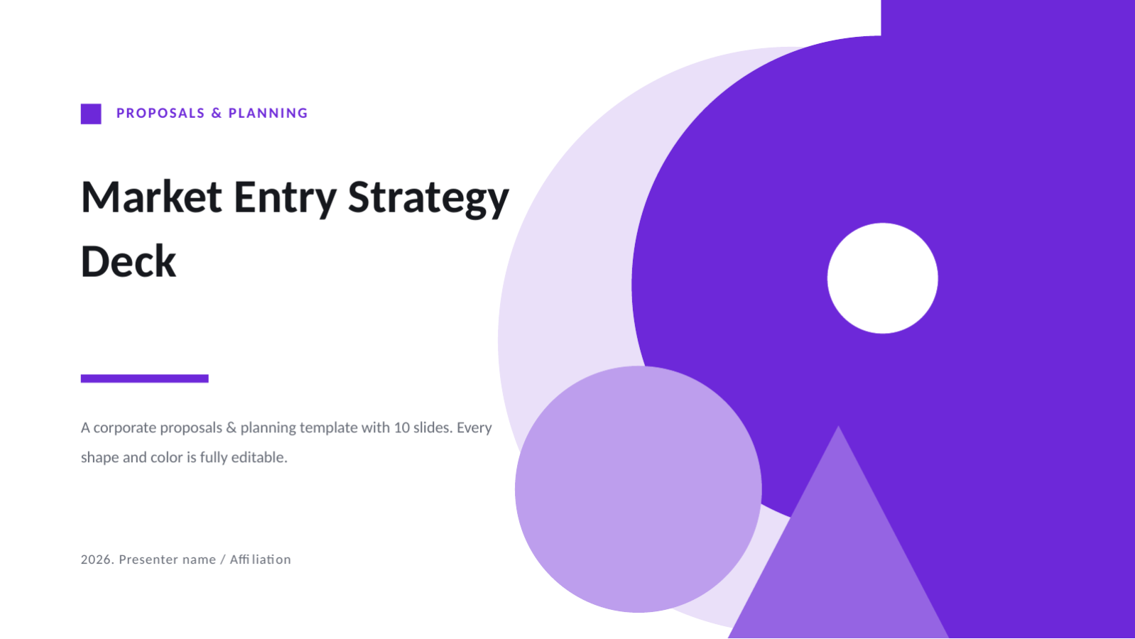 Slide 1 — Market Entry Strategy Deck