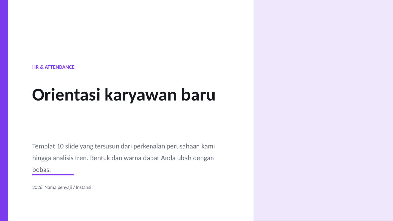 Slide 1 — Orientasi karyawan baru
