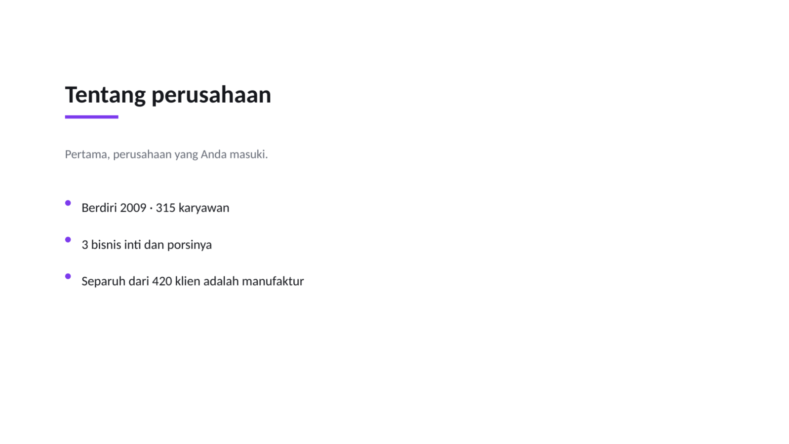 Slide 4 — Orientasi karyawan baru