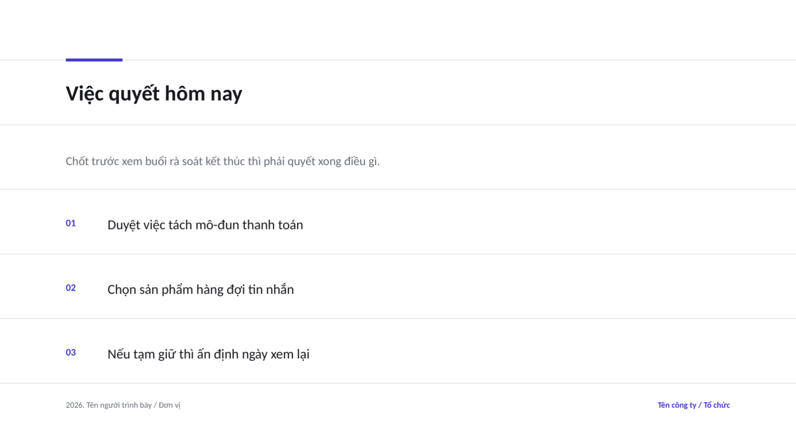 Trang chiếu 4 — Rà soát kiến trúc