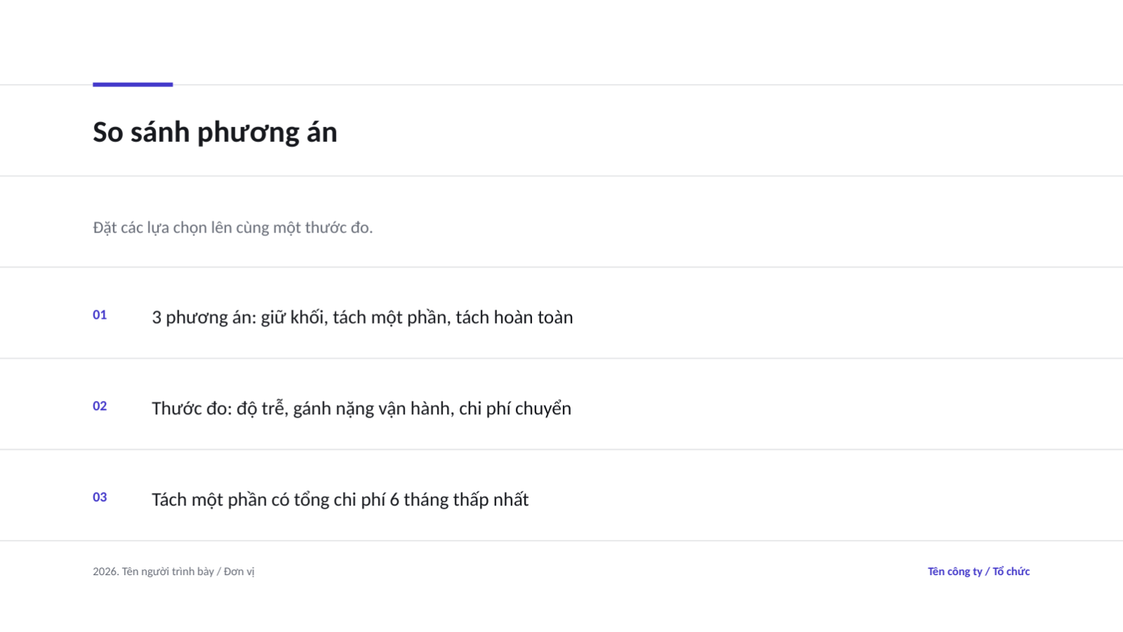 Trang chiếu 6 — Rà soát kiến trúc