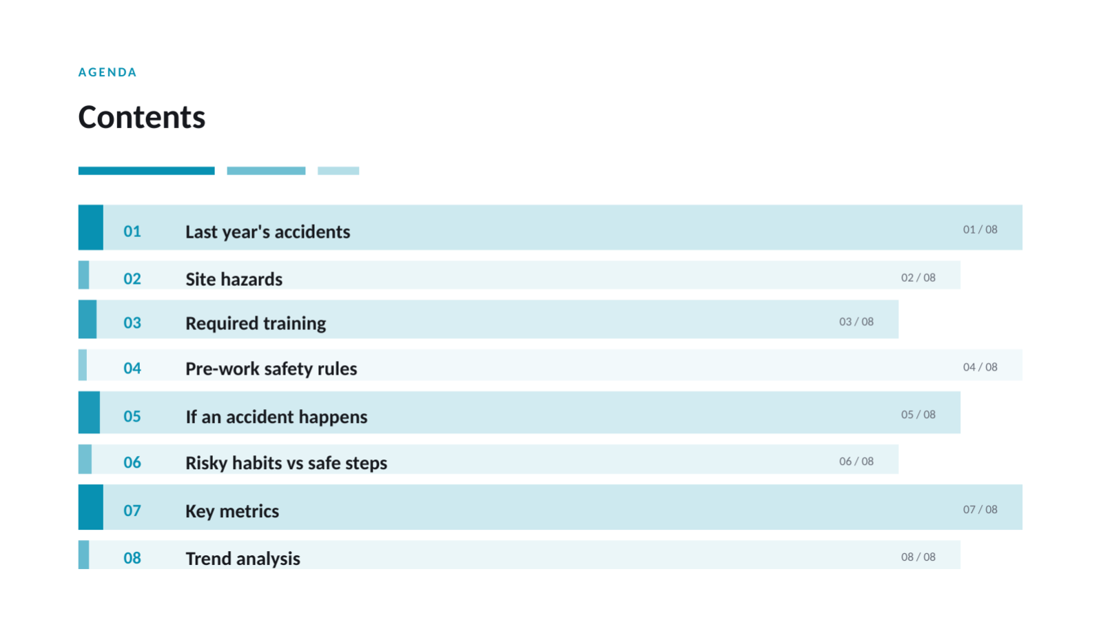 Slide 2 — Workplace Safety Training Deck